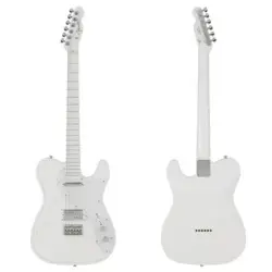 FENDER MADE IN JAPAN SILENT SIREN TELECASTER ARCTIC WHITE ELECTRIC GUITAR