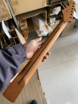 ROASTED MAPLE ST FENDER STRAT REPLACEMENT  21FRETS ELECTRIC GUITAR NECK