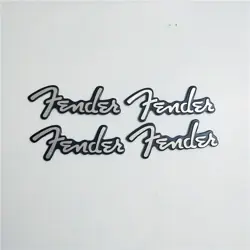 4PCS FENDER MUSIC ELECTRIC GUITAR NECK HEAD HEADSTOCK ALUMINIUM ALLOY STICKERS