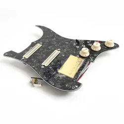 PREWIRED LOADED PICKGUARD SSH ALNICO 5 HUMBUCKER PICKUPS FOR FENDER ST GUITAR