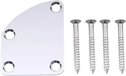 4 HOLE CURVED NECKPLATE NECK PLATE FOR FENDER STRAT STRATOCASTER TELE TELECASTER