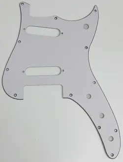 FOR FIT FENDER DUO-SONIC OFFSET SS STYLE GUITAR PICKGUARD 3 PLY WHITE