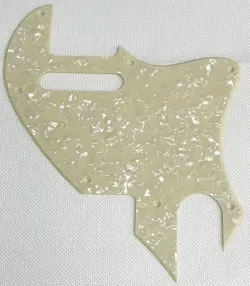 CREAM PEARL FOR FENDER US TELECASTER F HOLE HYBRID CONVERSION GUITAR PICKGUARD