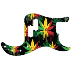 FENDER 05-ON MIM DELUXE ACTIVE SPECIAL PRECISION BASS RASTA DRIP