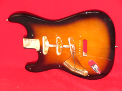 FENDER 2022 USA SUN BURST AMERICAN VINTAGE II 57 STRATOCASTER LEFT HANDED BODY