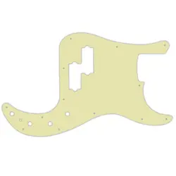 FENDER 05-ON MIM DELUXE ACTIVE SPECIAL PRECISION BASS MINT GREEN 3 PLY