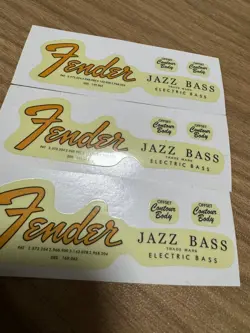 3PCS FENDER JAZZ