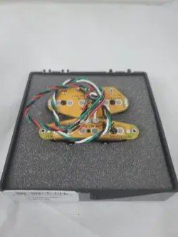 FENDER GEN 4 NOISELESS TELECASTER PICKUPS SET OF 2 BLACK AND CHROME