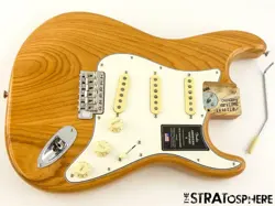 FENDER AV II AMERICAN VINTAGE 1973 STRAT LOADED BODY, 73 ASH AGED NATURAL