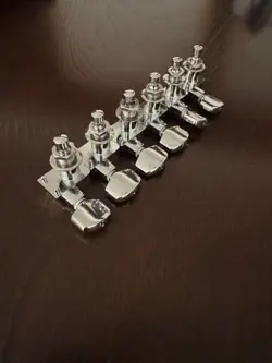 FENDER TUNING MACHINES - CHROME - SET OF 6