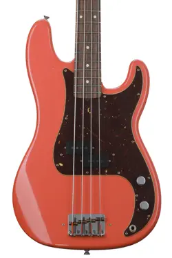 FENDER CUSTOM SHOP PINO PALLADINO PRECISION BASS GUITAR - FIESTA RED