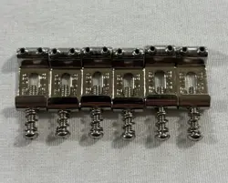 2019 FENDER STRATOCASTER STANDARD CHROME VINTAGE-STYLE BENT BRIDGE SADDLES W/ HW