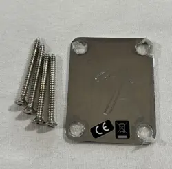 2019 FENDER PLAYER STRATOCASTER 'F' LOGO NECK JOINT PLATE W/ HW