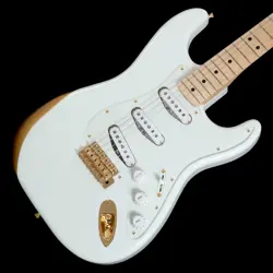 NEW FENDER / KEN STRATOCASTER EXPERIMENT #1 MAPLE ORIGINAL WHITE S/N: JD25001993