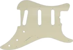 WD CUSTOM PICKGUARD FOR FENDER 1983 BULLET S-3 #55 PARCHMENT 3 PLY