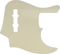 WD CUSTOM PICKGUARD FOR FENDER AMERICAN ELITE JAZZ BASS #55 PARCHMENT 3 PLY