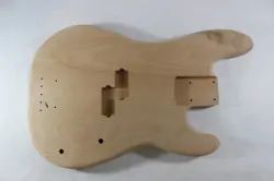 UNFINISHED ALDER P BASS GUITAR BODY - FITS FENDER NECKS J1669