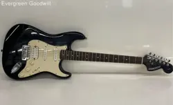 FENDER STARCASTER ELECTRIC GUITAR BLACK