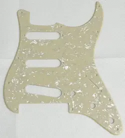 CREAM PEARL FOR FENDER PLAYER STRATOCASTER FLOYD ROSE SSS STYLE GUITAR PICKGUARD