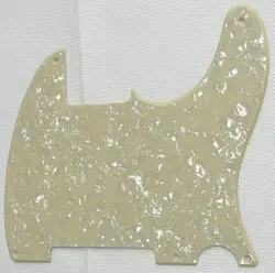 CREAM PEARL FOR FENDER ESQUIRE TELECASTER 5-HOLE BLANK STYLE GUITAR PICKGUARD