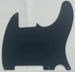 ACRYLIC BLACK 1-PLY FOR FENDER TELECASTER VINTAGE 5-HOLE BLANK GUITAR PICKGUARD