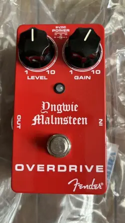 FENDER YNGWIE MALMSTEEN OVERDRIVE GUITAR PEDAL CONFIRMED OPERATION