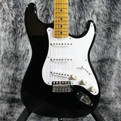 FENDER CLASSIC 50S STRAT TEXAS SPECIAL BLACK 2016 USED ELECTRIC GUITAR