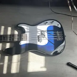 FENDER PRECISION BASS 4-STRING ELECTRIC GUITAR - BLACK