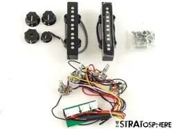 FENDER SQUIER AFFINITY ACTIVE JAZZ BASS V 5 STRING PICKUPS POTS KNOBS 