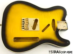 FENDER RICHIE KOTZEN TELECASTER TELE BODY + HARDWARE ASH FLAME MAPLE TOP BOUND