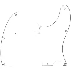 FENDER 8 HOLE MOUNT MULTI PLY TELECASTER PICKGUARDS WHITE