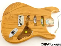 FENDER AV II AMERICAN VINTAGE 1973 BODY & HARDWARE, 73 STRAT ASH AGED NATURAL