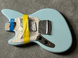 FENDER COBAIN JAGSTANG GUITAR LOADED BODY BLUE LEFTY LEFTHANDED 6 LB 6 OZ