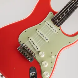 FENDER CUSTOM SHOP LIMITED EDITION 62/63 STRATOCASTER RELIC AGED FIESTA #GGF2W