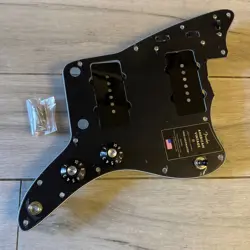 2024 FENDER AMERICAN VINTAGE II '66 JAZZMASTER LOADED PICKGUARD BLACK USA 1966