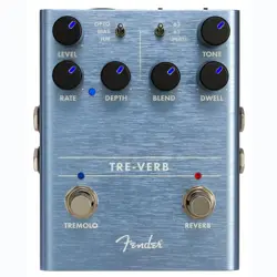 FENDER TRE-VERB DIGITAL REVERB TREMOLO GUITAR PEDAL NEW CONDITION