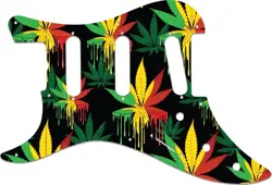 WD CUSTOM PICKGUARD FOR LEFT HAND FENDER 1983 BULLET DELUXE S-3 #GC01 RASTA C...