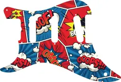 WD CUSTOM PICKGUARD FOR LEFT HAND FENDER 1983 BULLET DELUXE S-3 #GCM01 COMIC ...