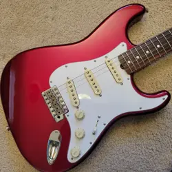 FENDER STRATOCASTER ‘62 VINTAGE REISSUE ST62-US CANDY APPLE RED, JAPAN MIJ 2009