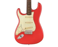 OPEN BOX FENDER AMERICAN VINTAGE II 1961 STRATOCASTER LH - FIESTA RED