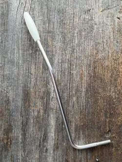 FENDER STRATOCASTER TREMOLO ARM STRAT WHAMMY BAR USED CHROME ALMOND END CAP