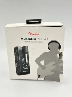 NEW FENDER MUSTANG MICRO PERSONAL HEADPHONE GUITAR AMPLIFIER OPEN BOX