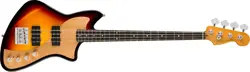 FENDER AMERICAN ULTRA II METEORA BASS GUITAR, EBONY FB, ULTRABURST