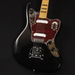NEW FENDER / VINTERA II 70S JAGUAR MAPLE FINGERBOARD BLACK S/N:MX24095749 GUITAR