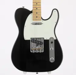 FENDER USA AMERICAN PROFESSIONAL II TELECASTER BLK USED ALDER BODY W/HARD CASE