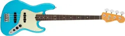 FENDER AMERICAN PROFESSIONAL II JAZZ BASS ROSEWOOD FINGERBOARD MIAMI BLUE FEND