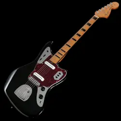 NEW FENDER / VINTERA II 70S JAGUAR MAPLE FINGERBOARD BLACK 3.59KG S/N MX24075205