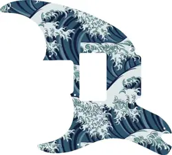 WD CUSTOM PICKGUARD FOR LEFT HAND FENDER PAWN SHOP '72 #GT02 JAPANESE WAVE TA...