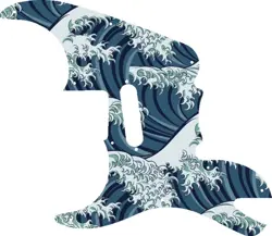 WD CUSTOM PICKGUARD FOR LEFT HAND FENDER PAWN SHOP '51 #GT02 JAPANESE WAVE TA...