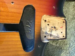 FENDER STRATOCASTER BODY CUSTOM SHOP RELIC VINTAGE SUNBURST